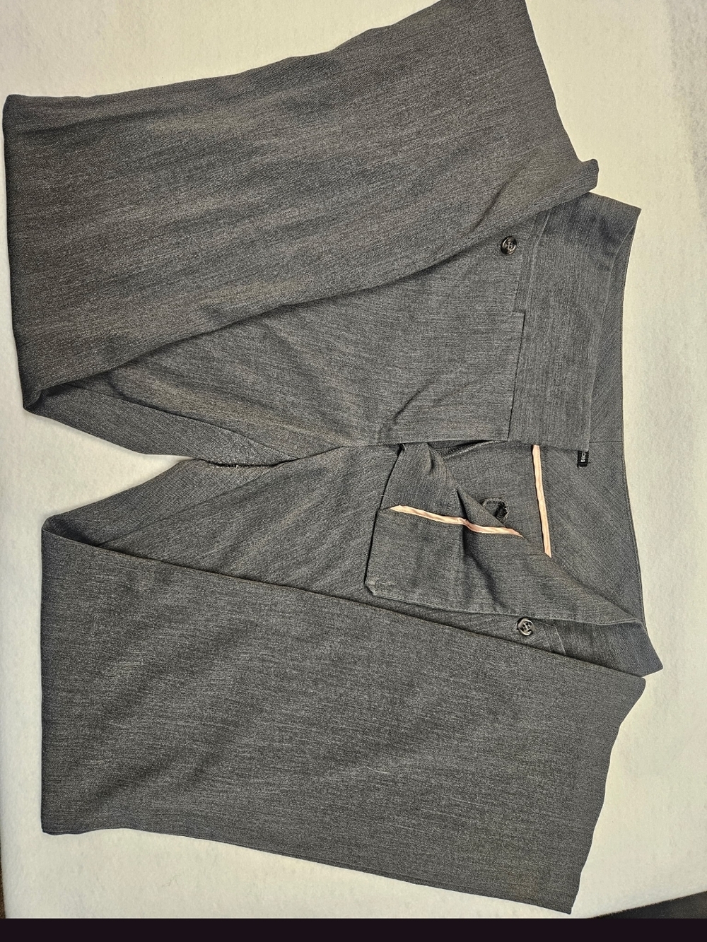 Maurices Gray Straight Leg Dress Pants